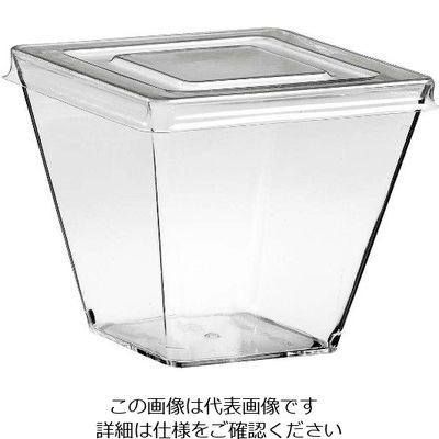 SOLIA ソリア カーブエッジカップ 155mL(蓋付)(100入)PS58012 63-7158-20 1個(100個)（直送品）