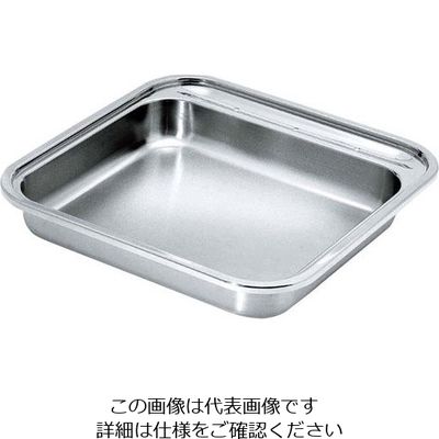 江部松商事 角型電磁サーバー専用ステンレスフードパン 55cm用 65ー649 63-7160-55 1個（直送品）