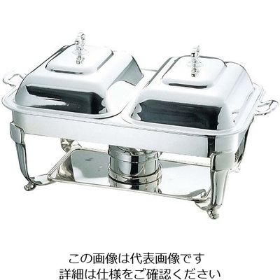 三宝産業 UK 18ー8 バロン 角チューフィングディッシュ 20吋/W 63-7161-04 1個（直送品）