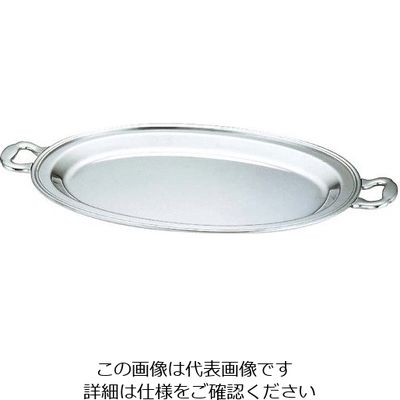 アズワン UK 18ー8 バロン 小判チューフィングディッシュ用 フードパン 浅型 20インチ 63-7161-12 1個（直送品）