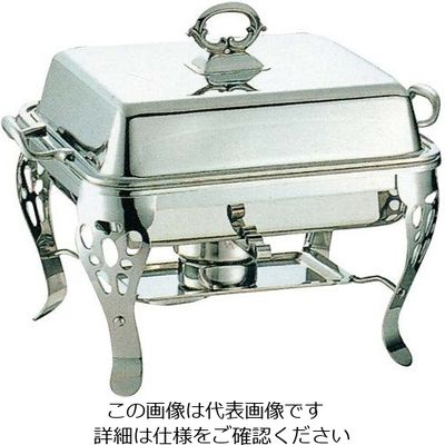 江部松商事 SW 18ー8 共柄 角チューフィングディッシュ シングル用中鍋 13インチ 63-7162-17 1個（直送品）