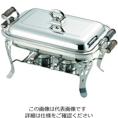 江部松商事 SW 18ー8 木柄 角チューフィングディッシュ シングル用中鍋 16インチ 63-7162-29 1個（直送品）