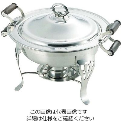 江部松商事 SW 18ー8 木柄 丸チューフィングディッシュ用中鍋14インチ 63-7162-61 1個（直送品）