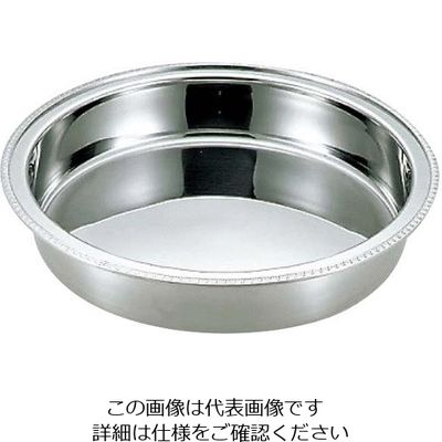 アズワン UK 18ー8 ユニット 丸湯煎 B下皿 20インチ 63-7163-04 1個（直送品）