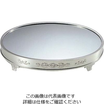 三宝産業 UK 18ー8 小判 ミラープレート(アクリル)足付 20インチ 63-7168-52 1個（直送品）