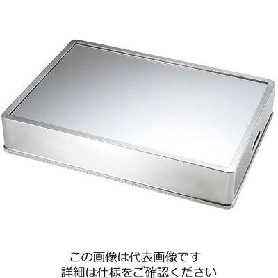 三宝産業 UK 18ー8 角 ミラープレート(アクリル)無地 22インチ 63-7168-68 1個（直送品）