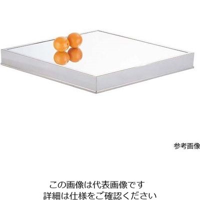 三宝産業 UK 18ー8 菱型 ミラープレート(アクリル)無地 63-7169-19 1個（直送品）