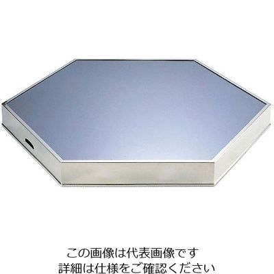 三宝産業 UK 18ー8 六角 ミラープレート(アクリル)無地 24インチ 63-7169-23 1個（直送品）