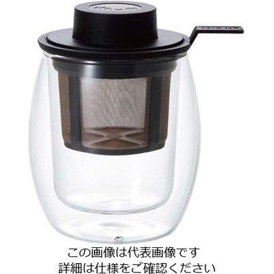 石塚硝子 フィナム フィルター付二層グラス HSー222 63-7170-94 1個（直送品）