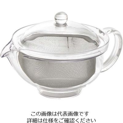 曙産業 クリアティーポット 280mL ステンレスメッシュ TWー3721 63-7171-09 1個（直送品）