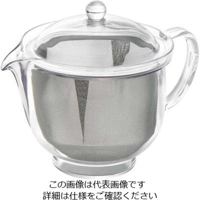 曙産業 クリアティーポットL 480mL ステンレスメッシュ TWー3722 63-7171-10 1個（直送品）