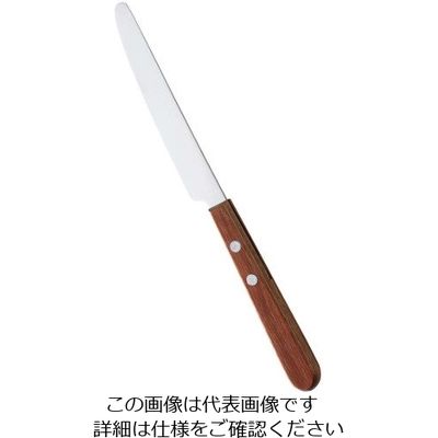 高桑金属 強化木カトラリー デザートナイフ 508501 63-7180-96 1個（直送品）