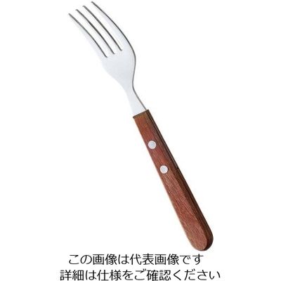 高桑金属 強化木カトラリー デザートフォーク 508518 63-7180-97 1個（直送品）