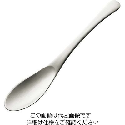 アズワン アルミ デザートスプーン アルマイト シルバー加工（1個箱） 1個 63-7181-02（直送品）
