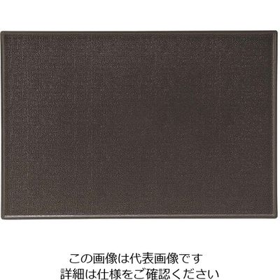マイン PP 長角盆 390×265 黒 ノンスリップ M44ー374 63-7173-63 1個（直送品）