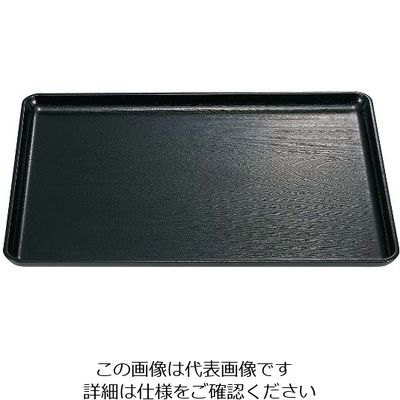 アズワン 青山木目盆 新黒たたきNS 尺1 63-7174-32 1個（直送品）