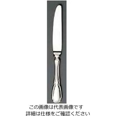 江部松商事 EBM 18ー8 ステファニー(銀メッキ付)デザートナイフ(H・H)ノコ刃付 63-7178-10 1個（直送品）