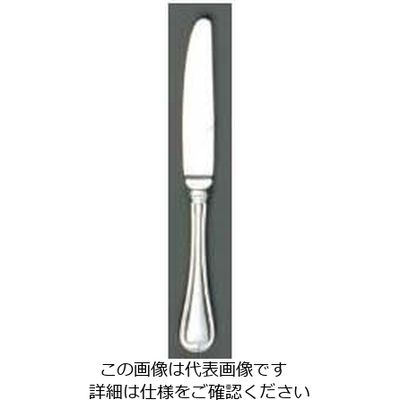 江部松商事 EBM 18ー8 オルフェ(銀メッキ付)デザートナイフ(H・H)ノコ刃付 63-7176-75 1個（直送品）