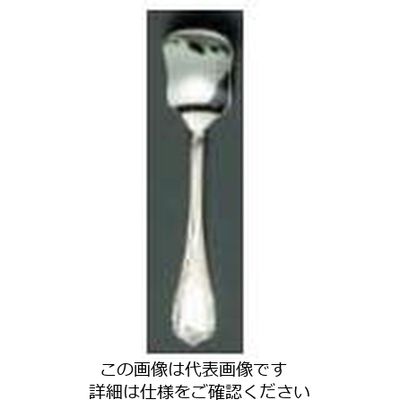 江部松商事 EBM 18ー8 ブローニュ(銀メッキ付)アイスクリームスプーン 63-7177-33 1個（直送品）