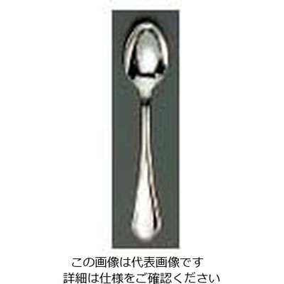 江部松商事 EBM 18ー8 シェルブール(銀メッキ付)コーヒースプーン 63-7177-71 1個（直送品）