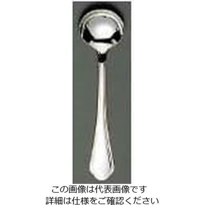 江部松商事 EBM 18ー8 シェルブール(銀メッキ付)ブイヨンスプーン 63-7177-86 1個（直送品）