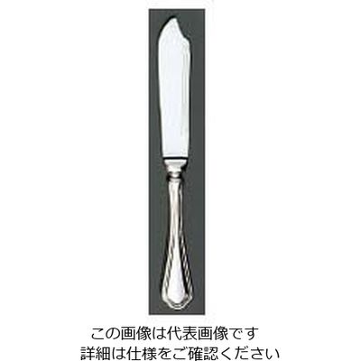 江部松商事 EBM 18ー8 シェルブール(銀メッキ付)フィッシュナイフ(H・H) 63-7177-89 1個（直送品）