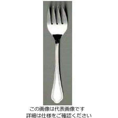 江部松商事 EBM 18ー8 シェルブール(銀メッキ付)サービスフォーク 63-7177-92 1個（直送品）