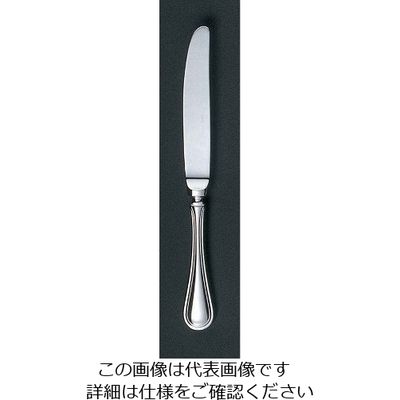 江部松商事 EBM 18ー8 セシリア(銀メッキ付)テーブルナイフ H.Hノコ刃付 63-7178-51 1個（直送品）