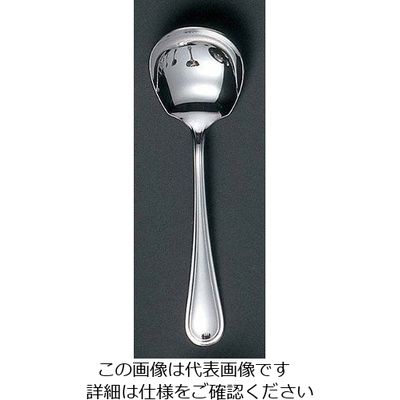 江部松商事 EBM 18ー8 セシリア(銀メッキ付)サービススプーン 63-7178-81 1個（直送品）
