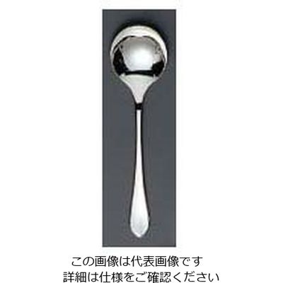 江部松商事 EBM 18ー8 リモージュ(銀メッキ付)デザートスープスプーン 63-7179-07 1個（直送品）