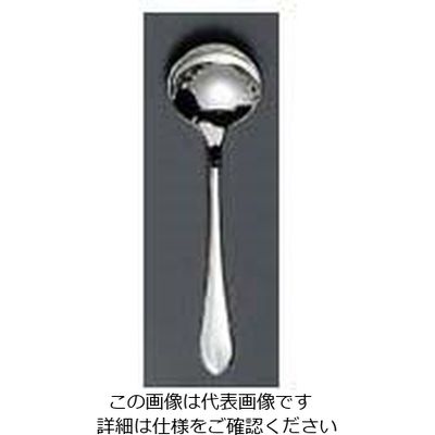 江部松商事 EBM 18ー8 リモージュ(銀メッキ付)ブイヨンスプーン 63-7179-23 1個（直送品）