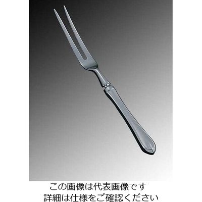 江部松商事 EBM 18ー8 リモージュ(銀メッキ付)カービングフォーク(H・H) 63-7179-36 1個（直送品）