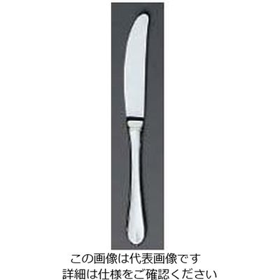 江部松商事 EBM 18ー8 リモージュ(銀メッキ付)デザートナイフ(H・H)ノコ刃無 63-7179-40 1個（直送品）