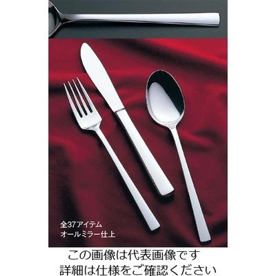 トーダイ 18ー8 オーロラ テーブルナイフ(H・H)ノコ刃付 63-7180-16 1個（直送品）