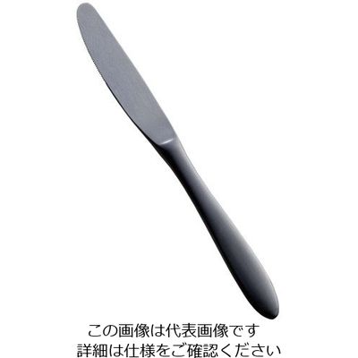 アズワン ステン シーク 黒酸化発色 デザートナイフ(共柄)鋸刃 63-7180-19 1個（直送品）
