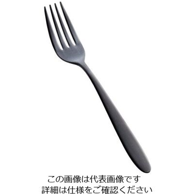 アズワン ステン シーク 黒酸化発色 デザートフォーク 63-7180-20 1個（直送品）