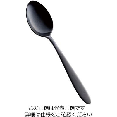 アズワン ステン シーク 黒酸化発色 デザートスプーン 63-7180-21 1個（直送品）