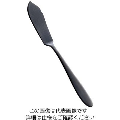 アズワン ステン シーク 黒酸化発色 バターナイフ 63-7180-25 1個（直送品）