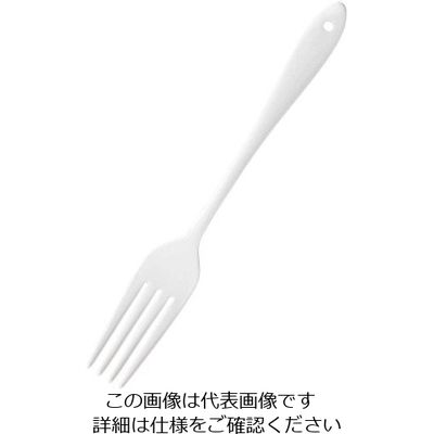 ワダコーポレーション ホーローカトラリー ナポリ(ホワイト)デザートフォーク 63-7180-28 1個（直送品）