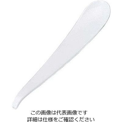 若泉漆器 しずくデザートスプーン 白 63-7182-01 1個（直送品）