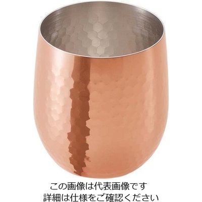 アサヒ 食楽工房 銅 ロックカップ ダルマ 340mL ミラー仕上 CNE960 63-7184-51 1個（直送品）