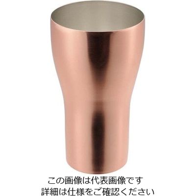 霜龍器物 SRーI 純銅 タンブラー 440mL 63-7184-52 1個（直送品）