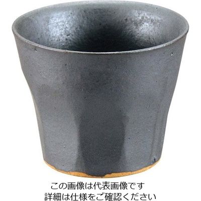 江部松商事 鉄釉 ソギ 多用カップ 63-7184-86 1個（直送品）