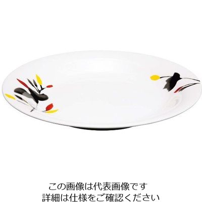 アズワン 凜彩 24cm パスタプレート OFM10-400 1個 63-7193-54（直送品）