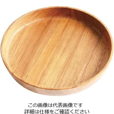 スワンソン商事 チーク ムーンディッシュ S CUー089 63-7190-52 1個（直送品）