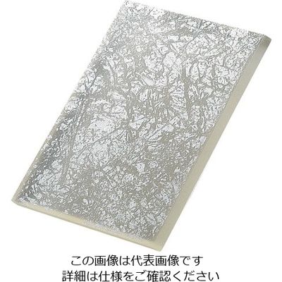 アズワン ライクガラス スリムレクタングルプレート M 銀箔 1202397 1個 63-7190-95（直送品）