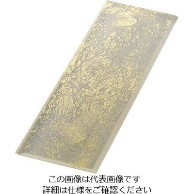 アズワン ライクガラス スリムレクタングルプレート L 金箔 1202401 1個 63-7190-99（直送品）