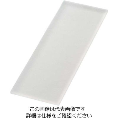 アズワン ライクガラス スリムレクタングルプレート L クリア 1202395 1個 63-7190-97（直送品）