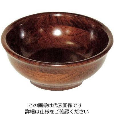 薗部産業 ケヤキカラー KC型 サラダボール KCー15 ナツメ材 63-7192-37 1個（直送品）