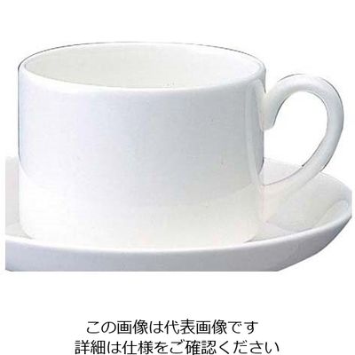 アズワン W・W ホワイトコノート コーヒーカップ スタッキング 53610001073 63-7192-50 1個（直送品）